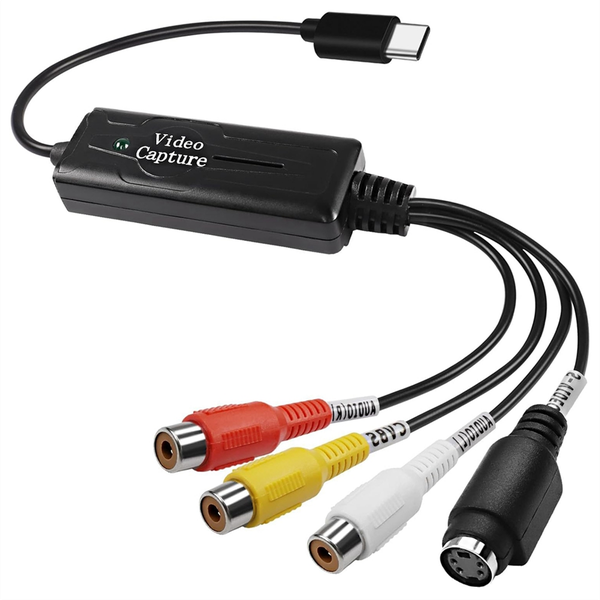 RCA AV to USB C Converter Video Capture Card Adapter