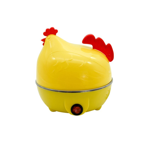 Yellow Chicken Head Cover 7 Egg Boiler