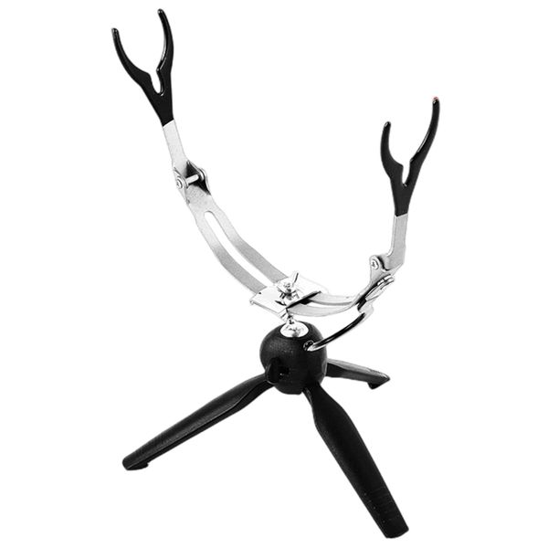 Camping Reinforced Aluminium Alloy Tripod Fishing Rod Stand (28cm)