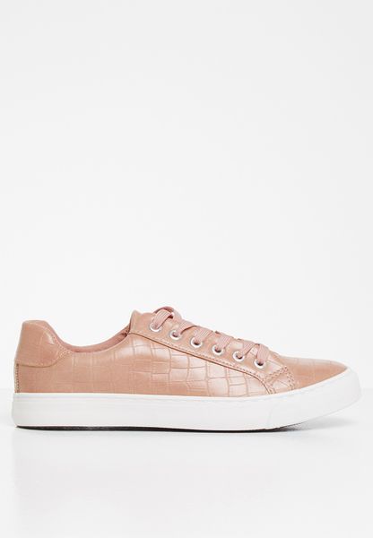 Women's Miss Black Baker 6 Sneaker - Pink