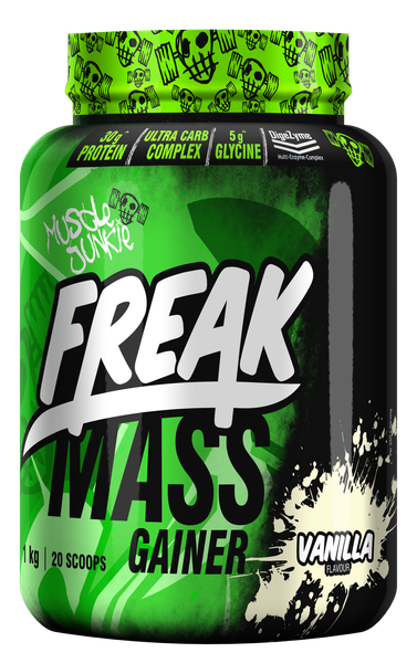Muscle Junkie Freak Mass All-in-One Vanilla 1Kg Mass Gainer