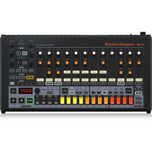 Behringer RHYTHM DESIGNER RD-8 Classic Analog Drum Machine
