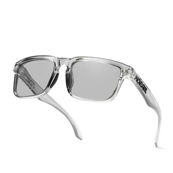KDEAM Photocromic Lens Transparent Grey Sunglasses C50