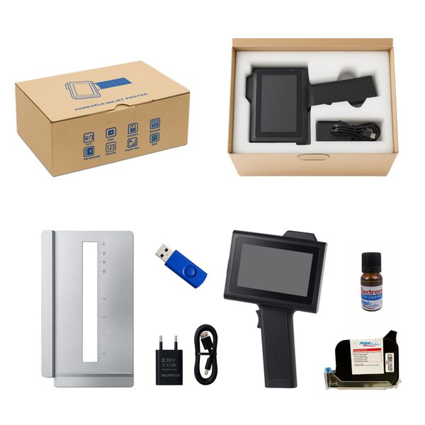 PrintSabre Ultimate PS-i-12- Handheld Date Code Printer + 1 Black Cartridge