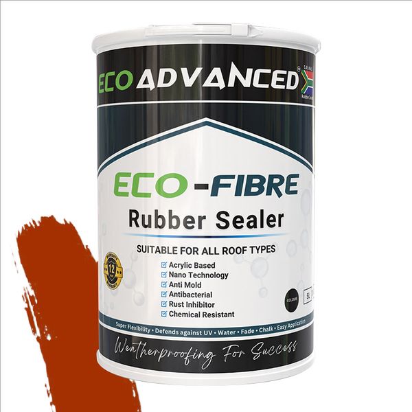 Eco Advanced Ecofibre Rubber Sealer 5L Terracotta