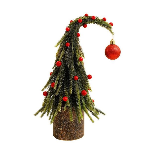 DIY Mini Christmas Tree Ornament Bent-Style Christmas Tree for Christmas