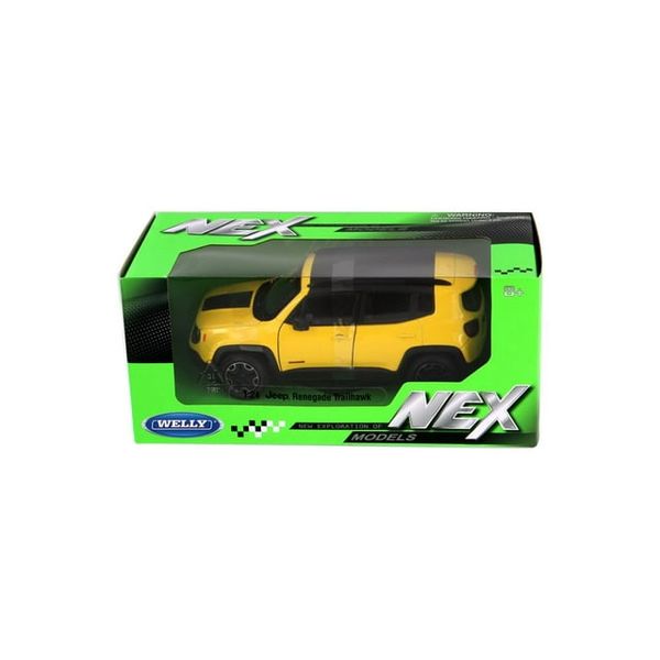 Jeep Renegade Trailhawk Yellow Scale 1 : 24