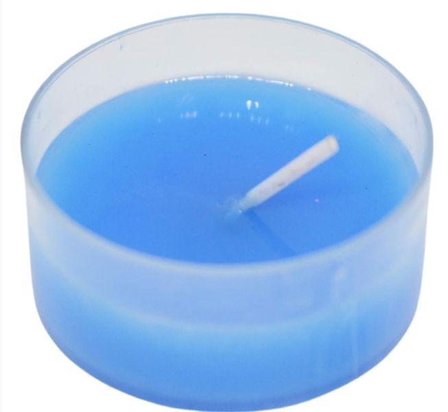 Pack of 12 Blue Floating Tea Light Candles