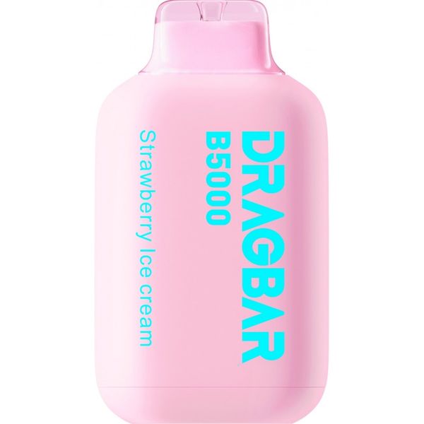 DRAGBAR B5000 - 5000 Puffs Strawberry Ice Cream 50mg