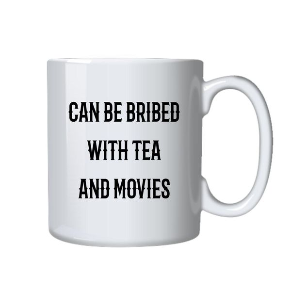 Tea and Movies Mug - Best Funny Novelty Cup Gift Idea for