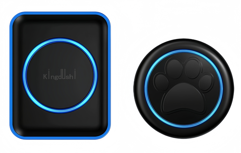 Kingdushi 1000FT Waterproof pet Doorbell,Wireless Pet Doggie Door Bell