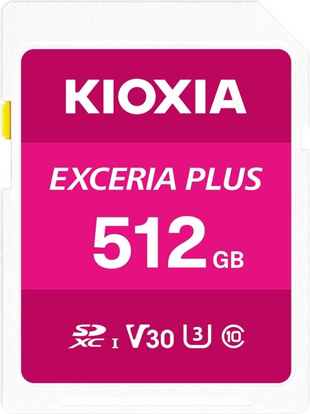 Kioxia 512GB 100Mb/s SD Card C10 Exceria Plus