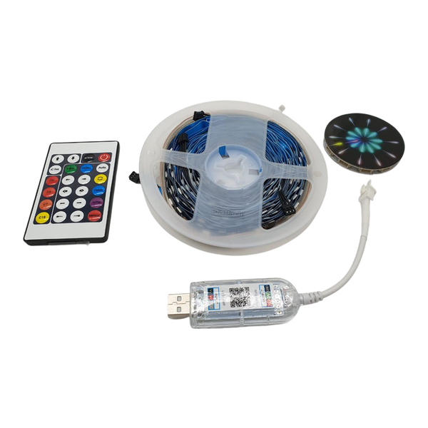 Multicolor Remote Controlled Fireworks LED Strip Lights OA-39