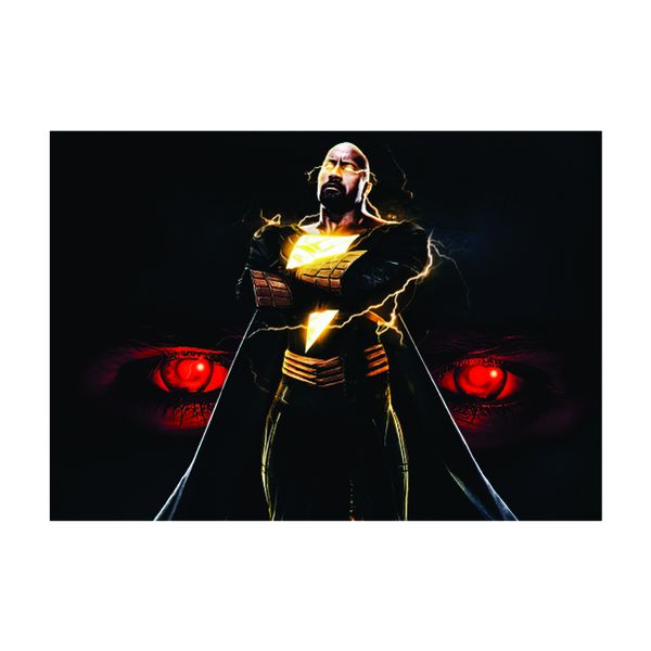 Red Eyes Black Adam - A1 Poster