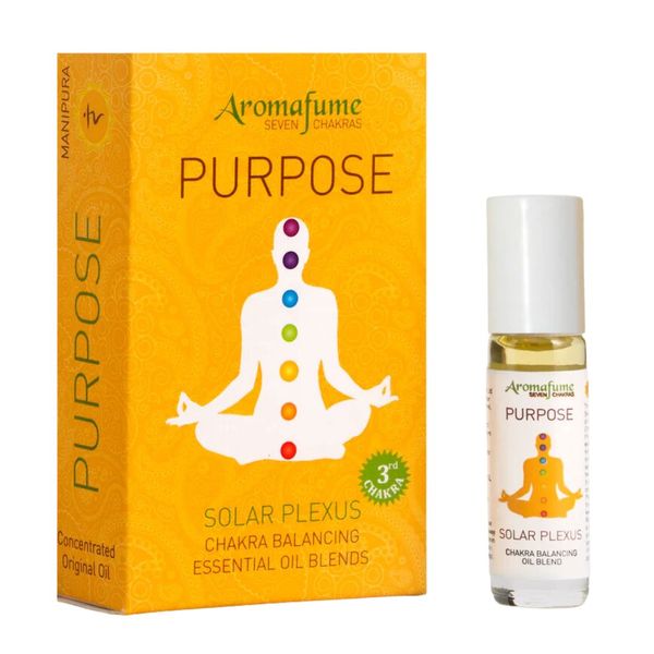 Aromafume Manipura Solar Plexus Chakra Essential Oil Roll-On