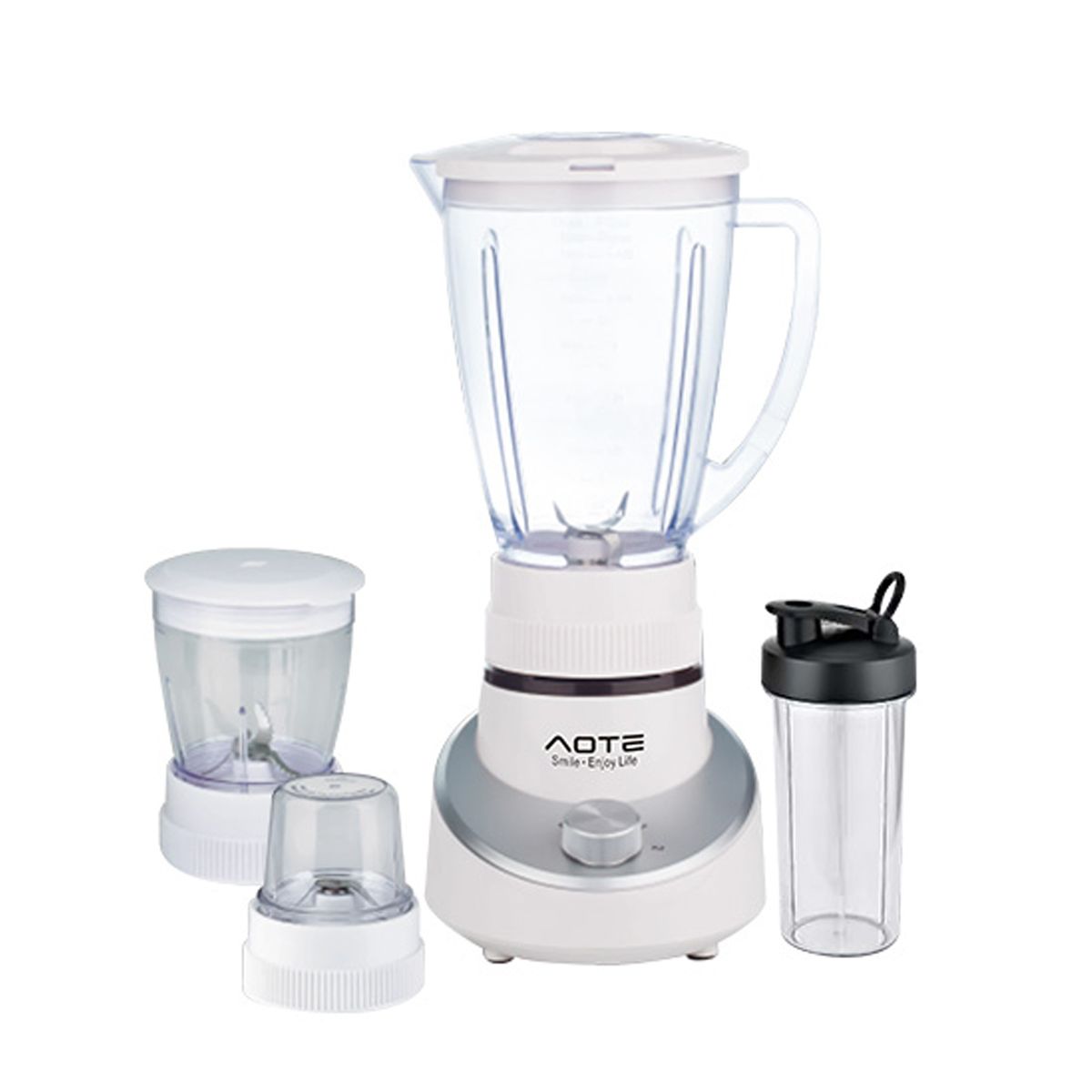 AOTE 4-in-1 Electric Blender - Quiet Countertop Blender for Smoothies&More