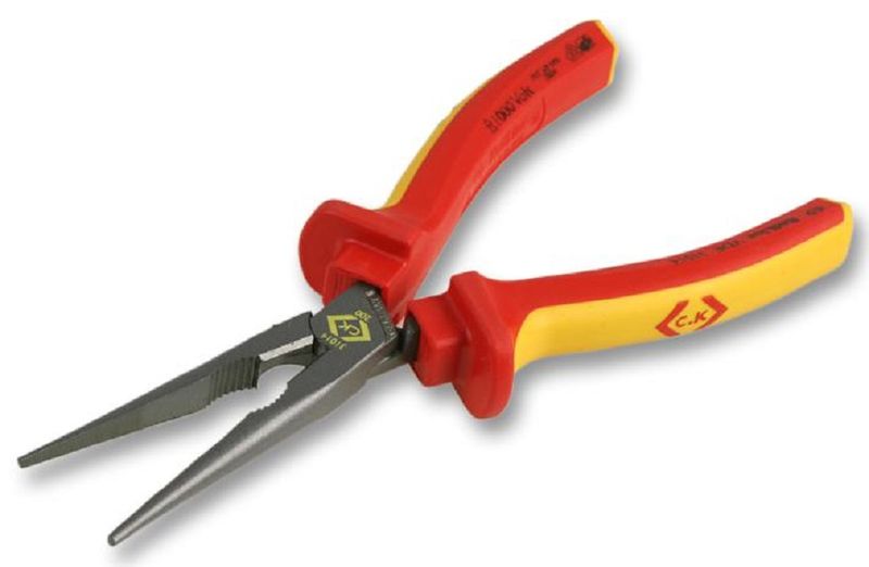 CK Tools (431014) 200mm VDE Snipe Nose Pliers