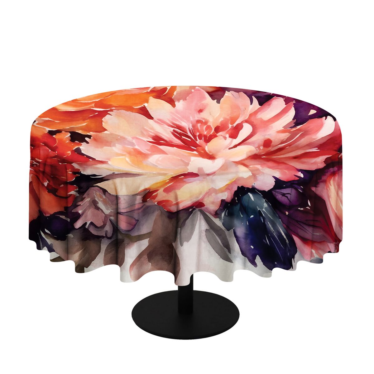Orange oracle round tablecloth shop today get it tomorrow