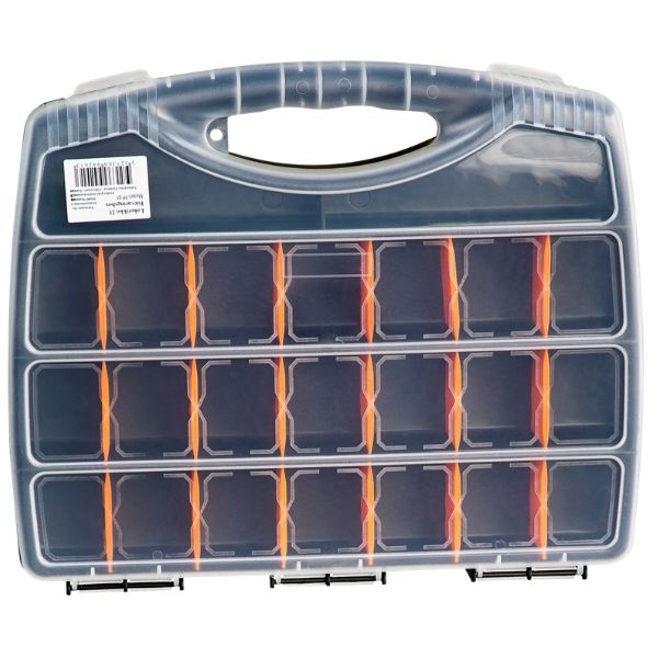 Port-Bag - Polypropylene Suitcase with 18-Removable Dividers - Black
