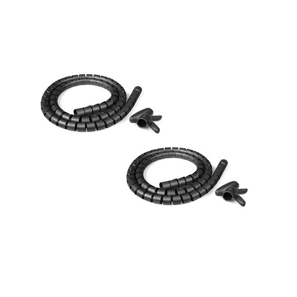 2 Pack Of 2m Cable Spiral Organizer Sleeves FO-17