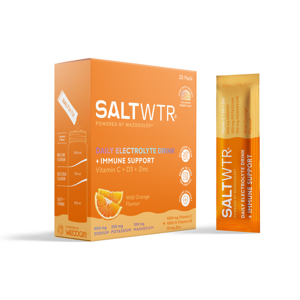 SaltWTR 20's, Wild Orange - Sugar-free Electrolytes - Immune Support