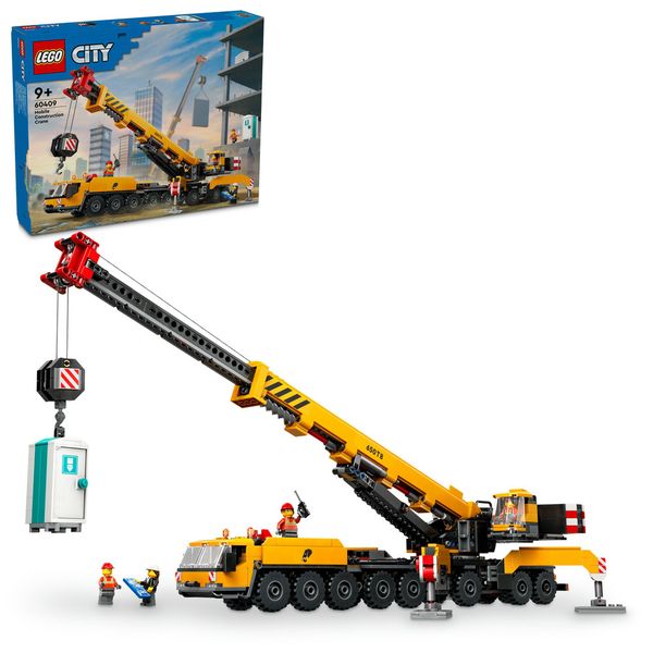 LEGO® - City Yellow Mobile Construction Crane Toy Set - 60409