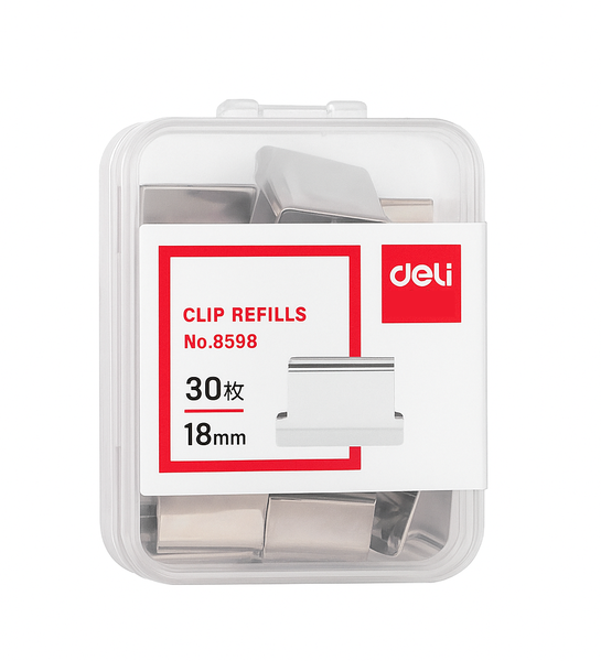 Deli Paper Clip Fasteners 30pcs