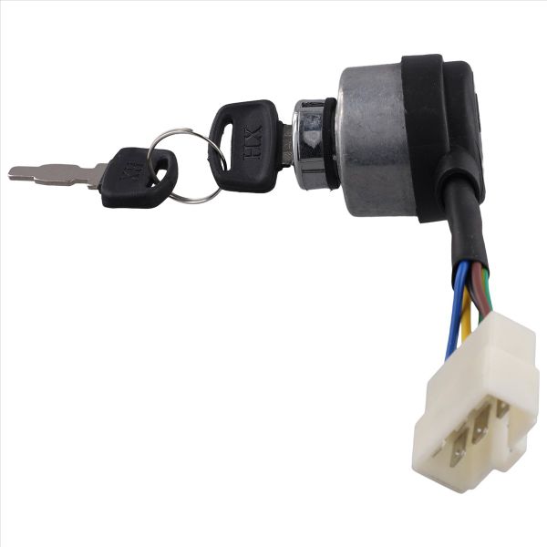 6-Wire Ignition Key Lock Switch for 2-5KW Gasoline Generators, Combination