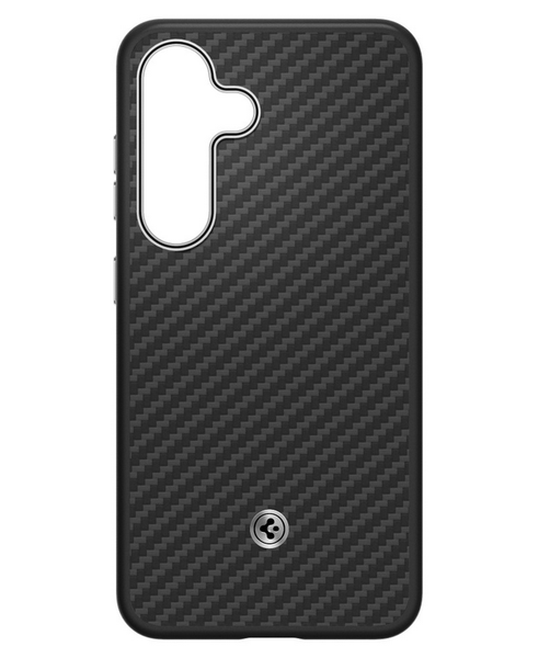 Spigen Enzo Aramid Case For Samsung Galaxy S25+ (PLUS) - Black/Silver