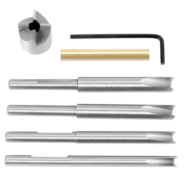 Pen Barrel Trimming System with 3/4Inch Cutting Head,7mm,8mm,3/8 Inch