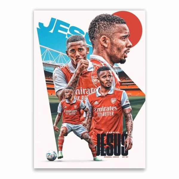 Gabriel Jesus Arsenal Poster - A1
