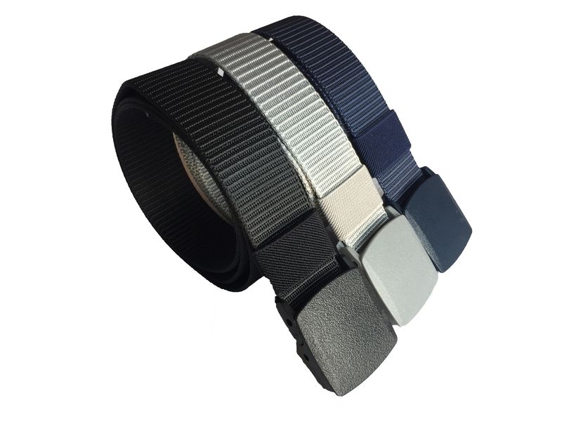 Tactical Belt Military Style For Outdoor Activities Set Of 3 Belts Assorted