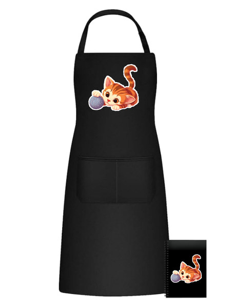 Kitten Cat 13 Kawaii Sticker Theme Aprons Birthday Christmas Gift 502