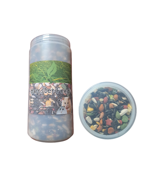 Premium Hamster Feed Seed Mix with Protein Pellets &amp; Nuts - Complete 500g