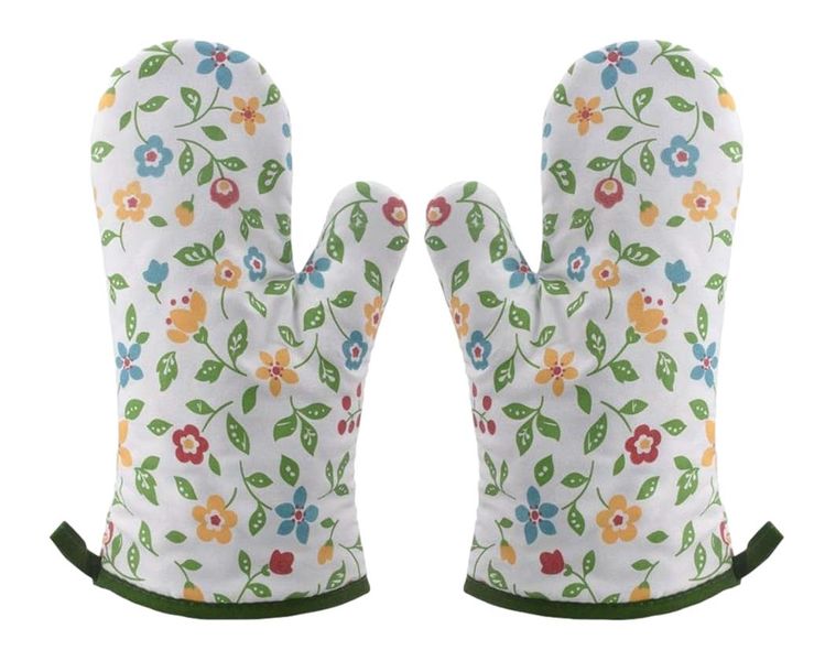 2 Oven Mits-Floral