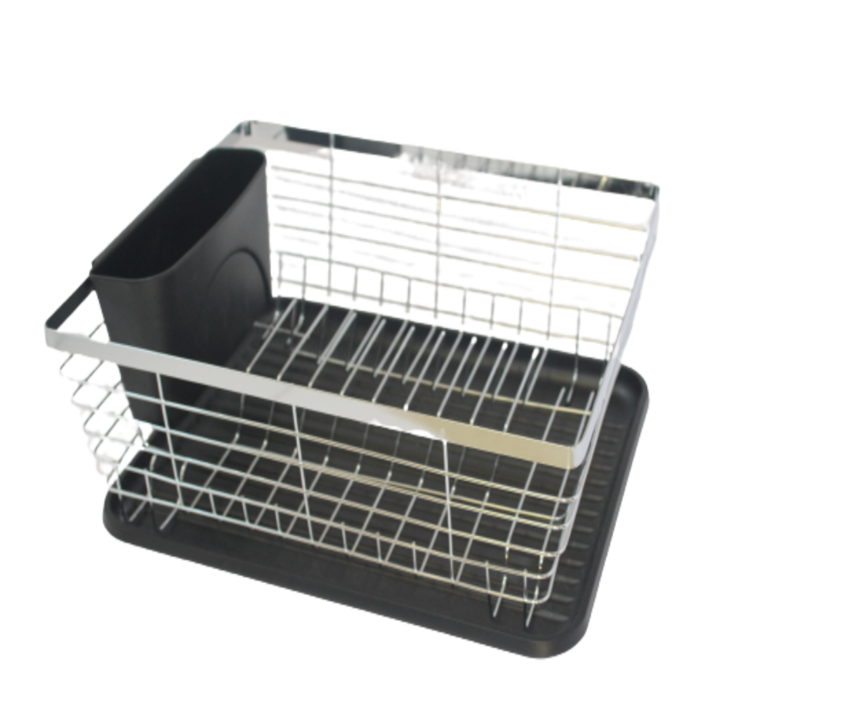 Classic Dish Rack with Utensil Holder and Drain plate Shop Today. Get it Tomorrow!