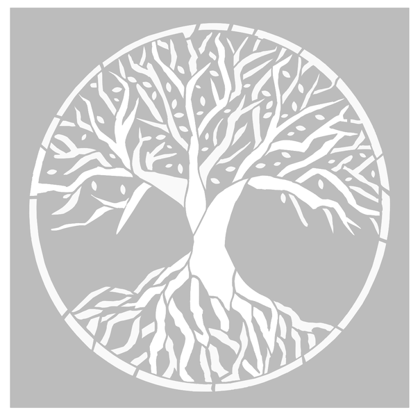 Beautiful Tree of Life stencil (40cm)