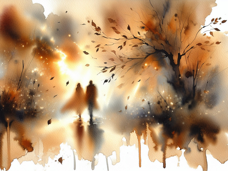 Canvas Wall Art Home Decor - Autumn Walk