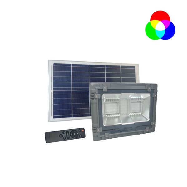 300w Afrisolar RGB Colour Changing LED Solar Flood Light