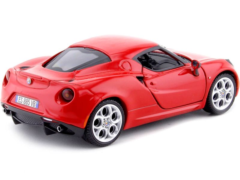 Motormax -79320r Alfa Romeo 4C Red -1-24 Diecast Car Model