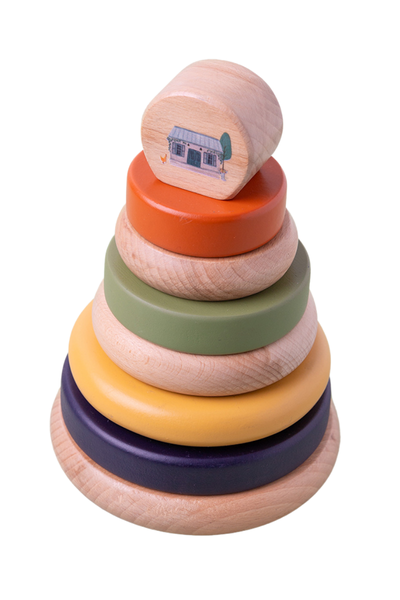 Grow Baby ~ Wooden Ring Stacker ~ Little Greyton