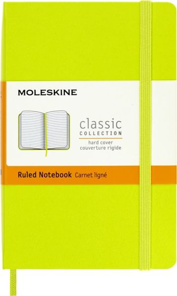 Moleskine Classic Lemon Green Pocket Ruled Notebook