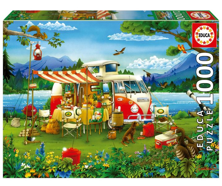 Educa Camping Holiday 1000 Piece Puzzle