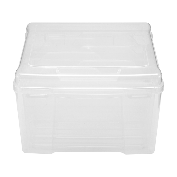 Greeting Card Organizer and Storage Box with 6 Adjustable Dividers