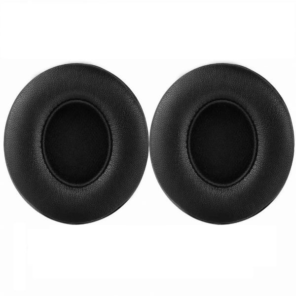 2Pcs Replacement Cushion Earpads for Beats Solo 2 Solo 3 Headphones - Black
