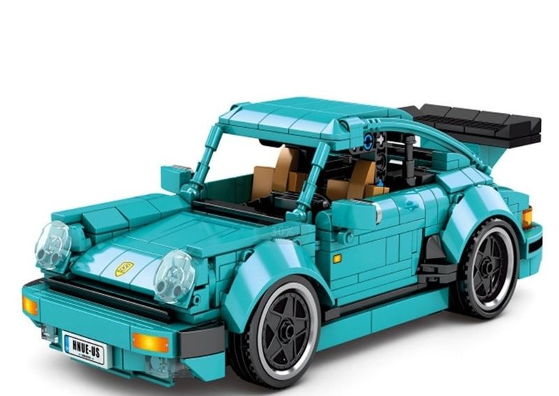 Sembo Technique - Porsche Turquoise Small - 717 Pieces