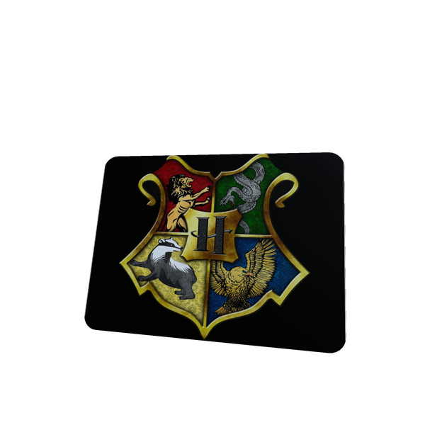 Harry Potter House Logos - Black Background - Aesthetic - Coffee Mug