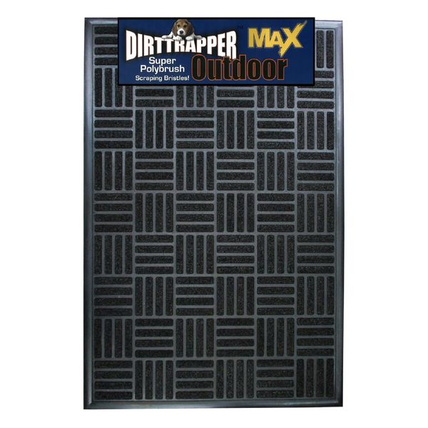 Dirttrapper Outdoor Max Heavy Duty Doormat 120cm x 80cm Black