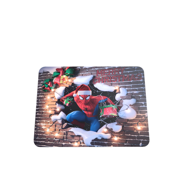Spider-Man 3D Break-Through Christmas Mouse Pad - Perfect Gift for Fans