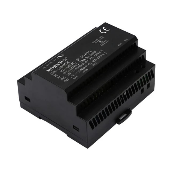 LI150-20B12PR2 12V 11.3A DIN Rail Plastic Case Switch Mode Power Supply